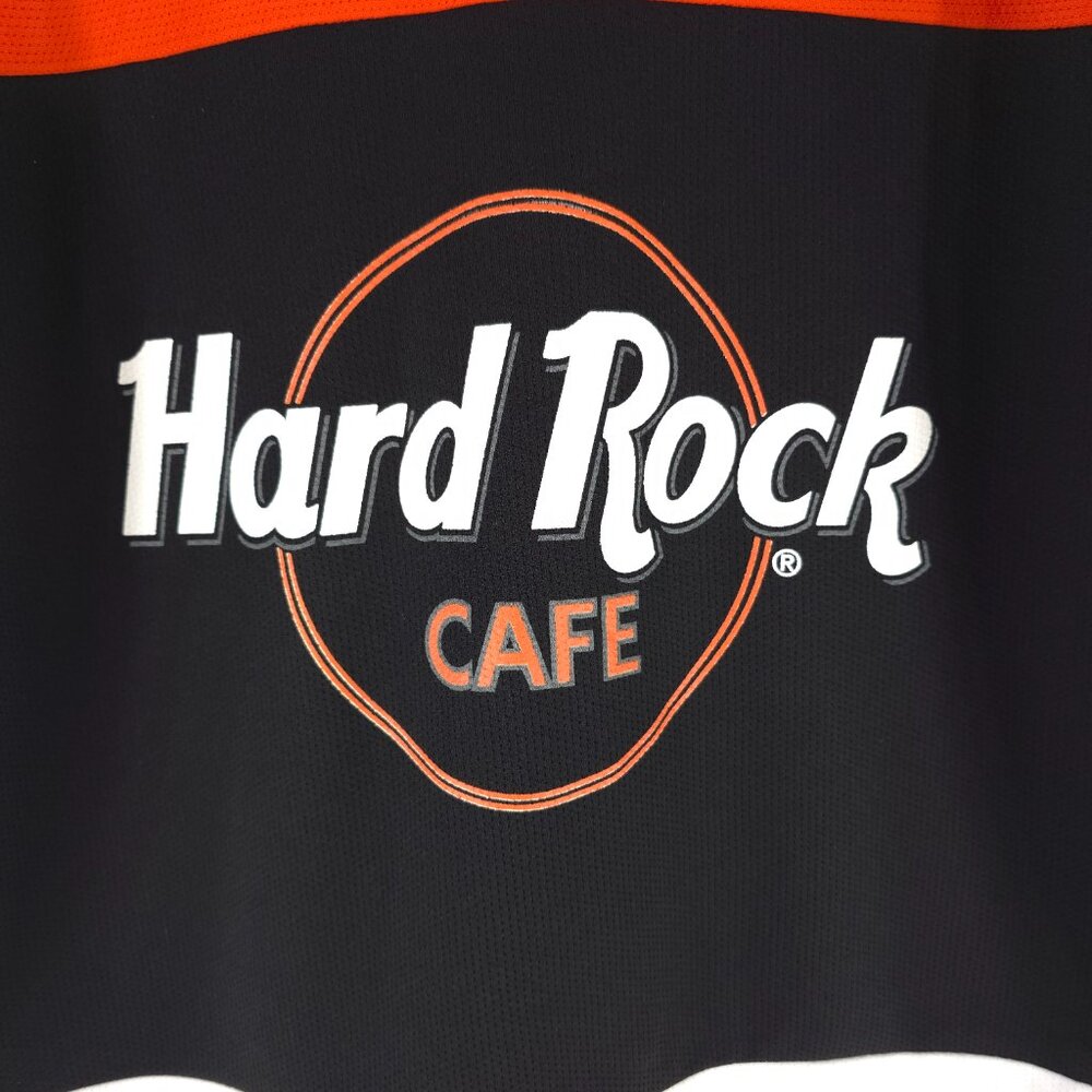 VINTAGE 90s HARD ROCK CAFE PHILADELPHIA MENS SIZE MEDIUM V NECK SHORT SLEEVE - Picture 7 of 11